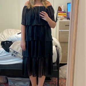 COPY - Show Me Your Mumu Lana Black Midi Dress
